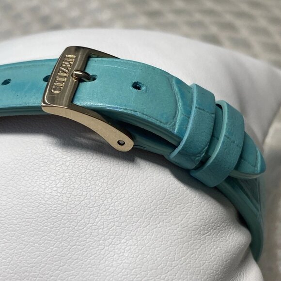 Citizen Eco-Drive Gold Tone Watch Near NOS Original Strap Japan - Picture 15 of 15